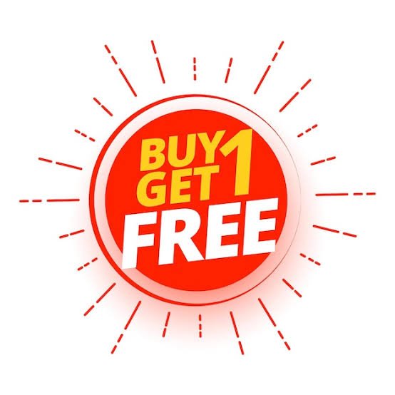 Buy 1 Get 1 Free