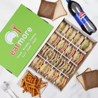 Club Sandwich Box Combo meal