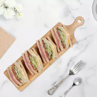 Mortadella Club Sandwich