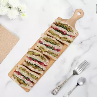 Falafel Labneh Club Sandwich