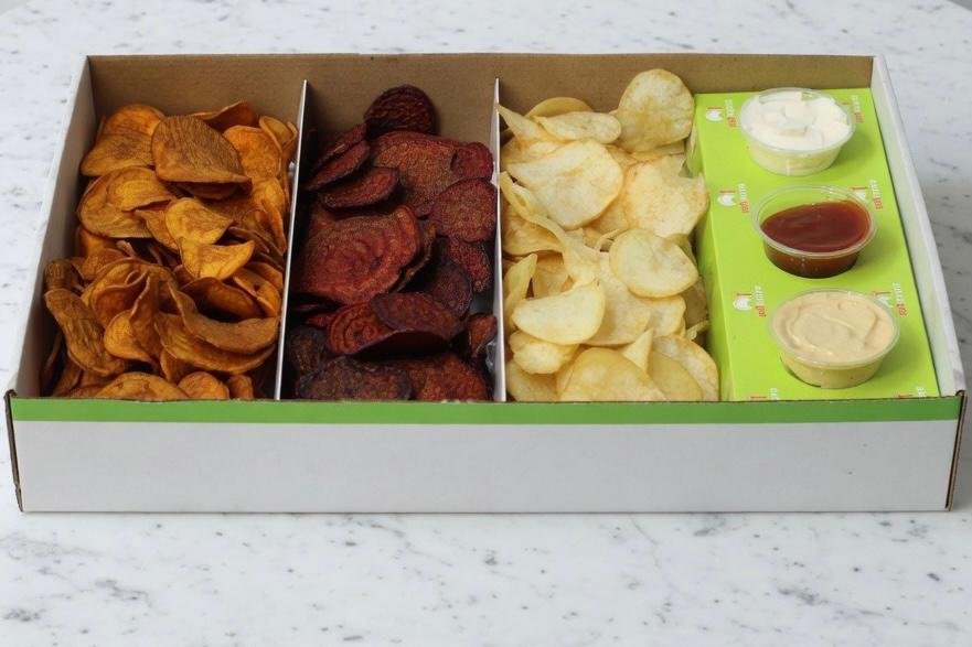 Chips trio snack box